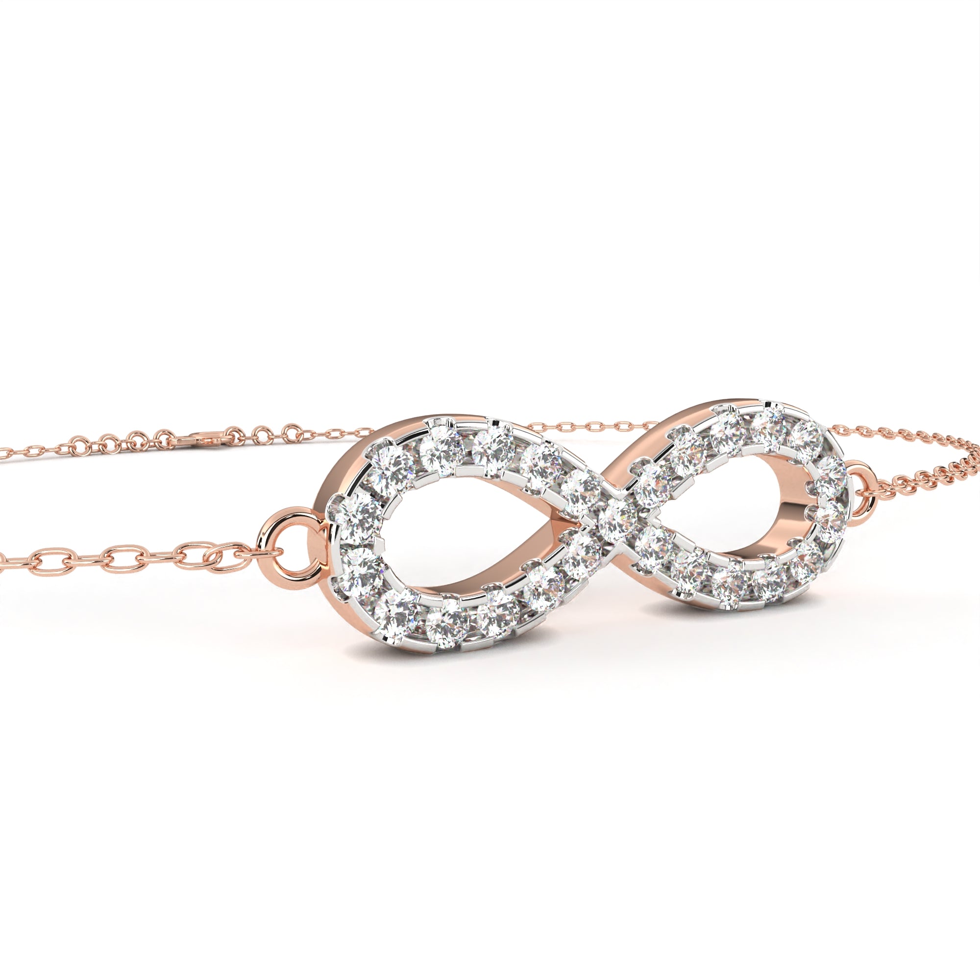 Solitairekart 0.39ct Round Cut Lab Grown Diamond Bracelet